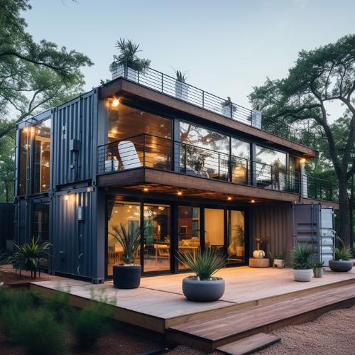 Container Home Built Before Your Eyes