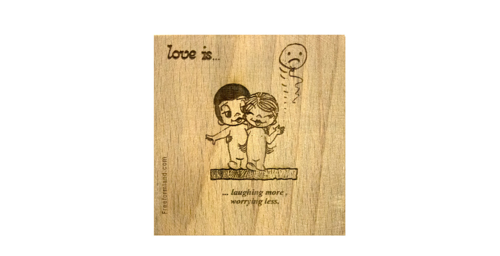 طرح 5 --- love is چوب نبشته